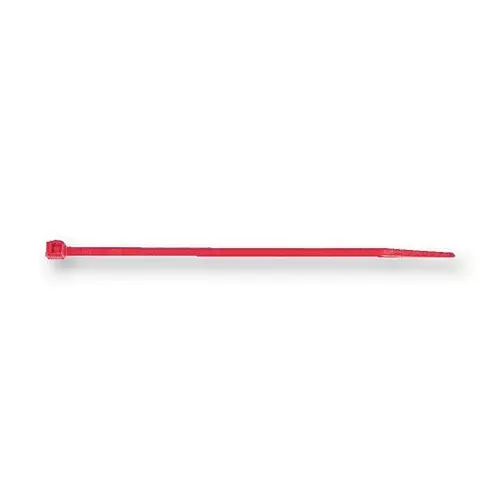 HELLERMANNTYTON Cable Tie, Red, 100 mm, Pk100, 111-01812 (Pack of 100)