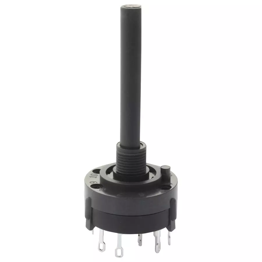 C&K COMPONENTS Rotary Switch, 1P, 8Pos, 2.5A, 125Vac, A10815RNCQ