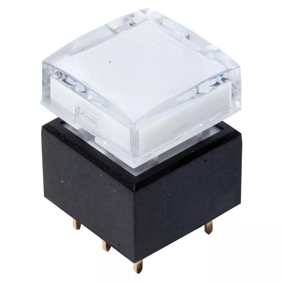C&K COMPONENTS Pb Switch, Spdt, 0.5A/25V, Pcb, Ill Red, KLS12C036AQ