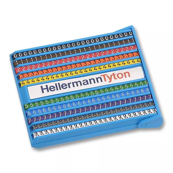 HELLERMANNTYTON Cable Marker, 2.25-5 mm, 518-06025
