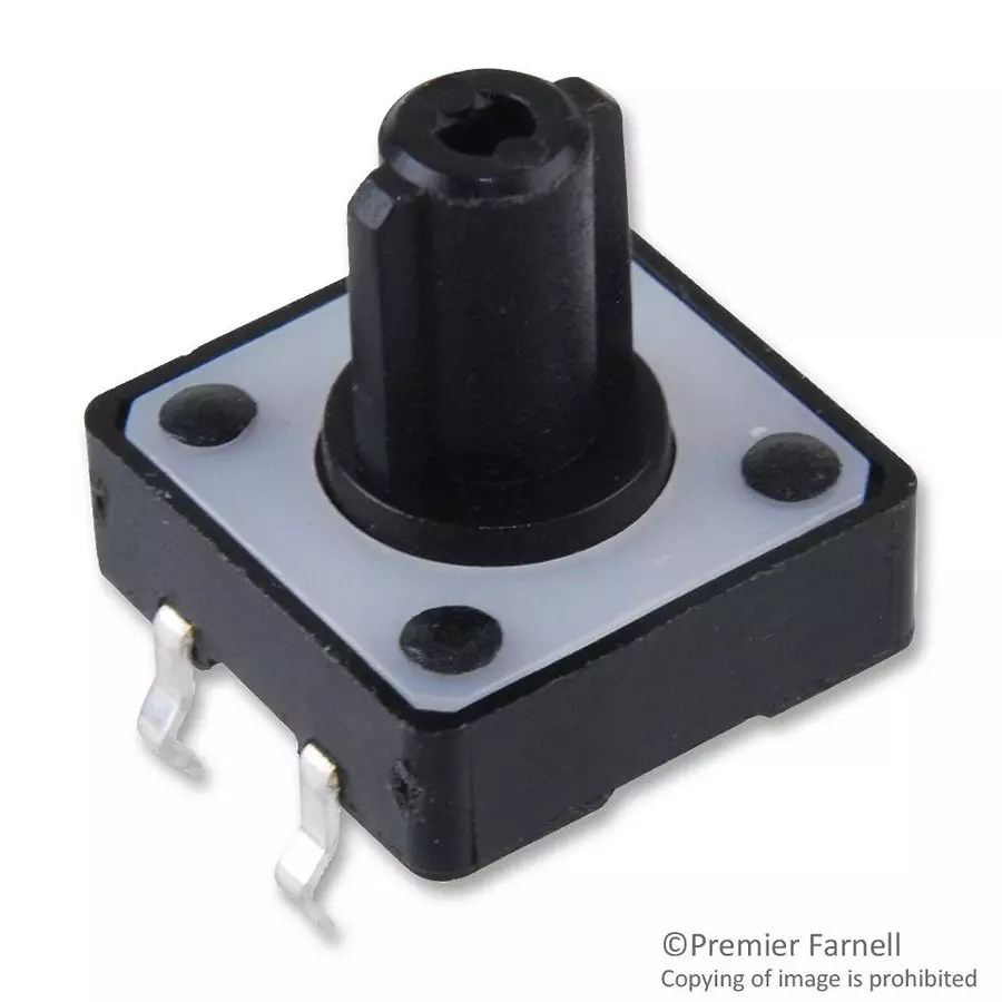 ALCOSWITCH - TE CONNECTIVITY Switch, Tactile Spst, 50Ma, Through Hole, FSM102.