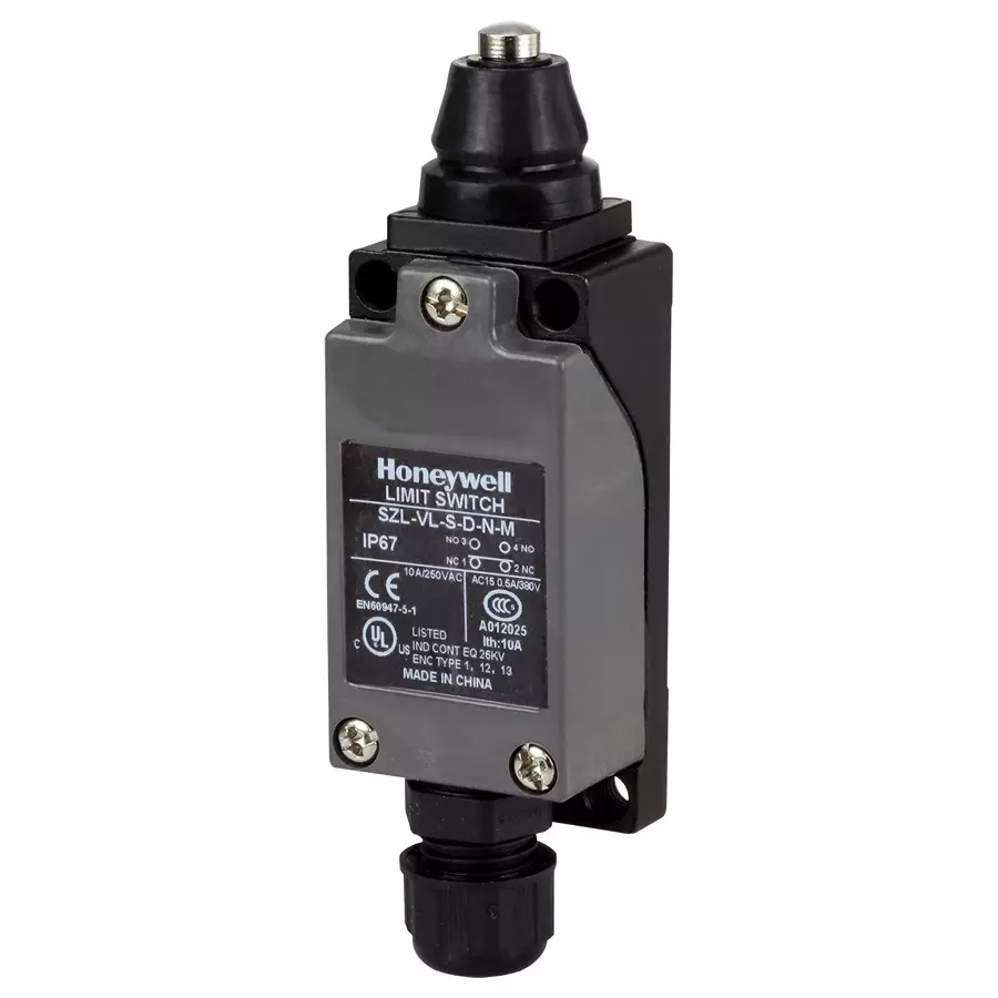 Honeywell Limit Switch, Spst-No/Nc, 0.5A, 380Vac, SZL-VL-S-D-N-M