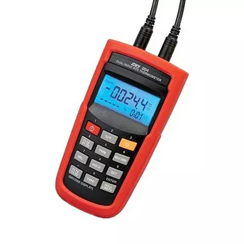 Omega Rtd Thermometer, -200 To 800Deg C, HH804