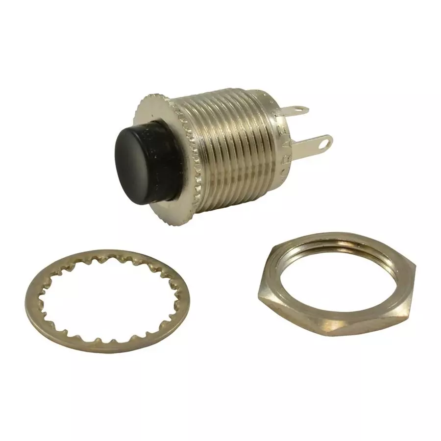 SWITCHCRAFT/CONXALL Switch, Pushbutton, Spdt, 250Ma, 913X