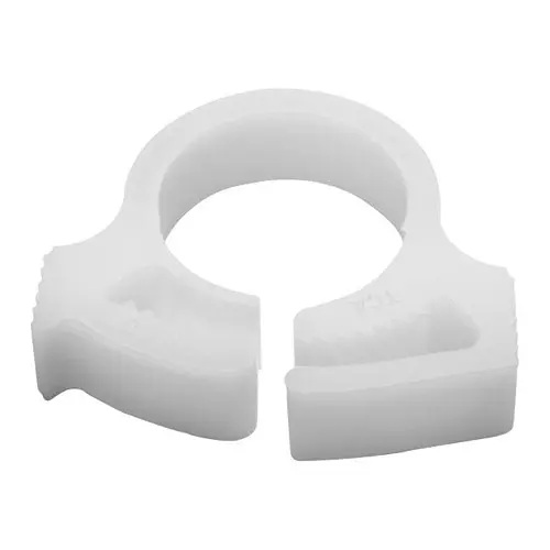 HELLERMANNTYTON Snapper Hose Clamp, Polyacetal, White, 13.03 mm, Pk100, SNP610C2 (Pack of 100)