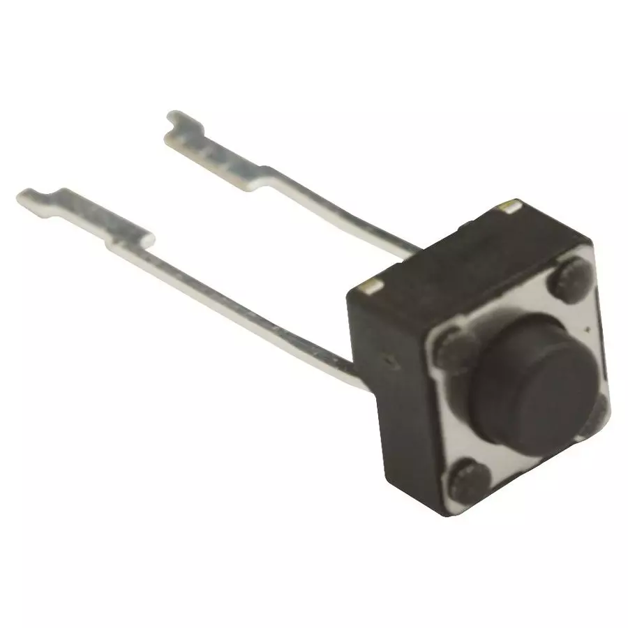 Multicomp TACTILE SWITCH, SPST-NO, 0.05A, 12V, THD, MC32879