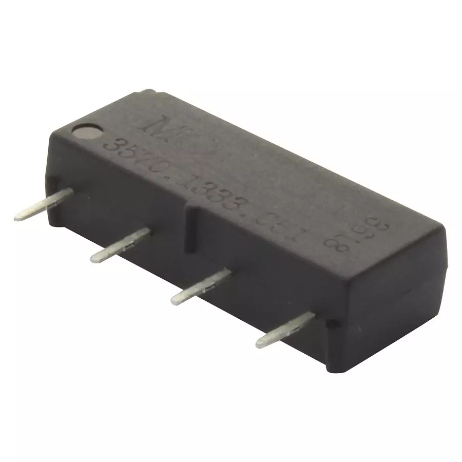 Multicomp REED RELAY, SPST-NO, 0.5A, 150VDC, SIP, MC3570-1331-053