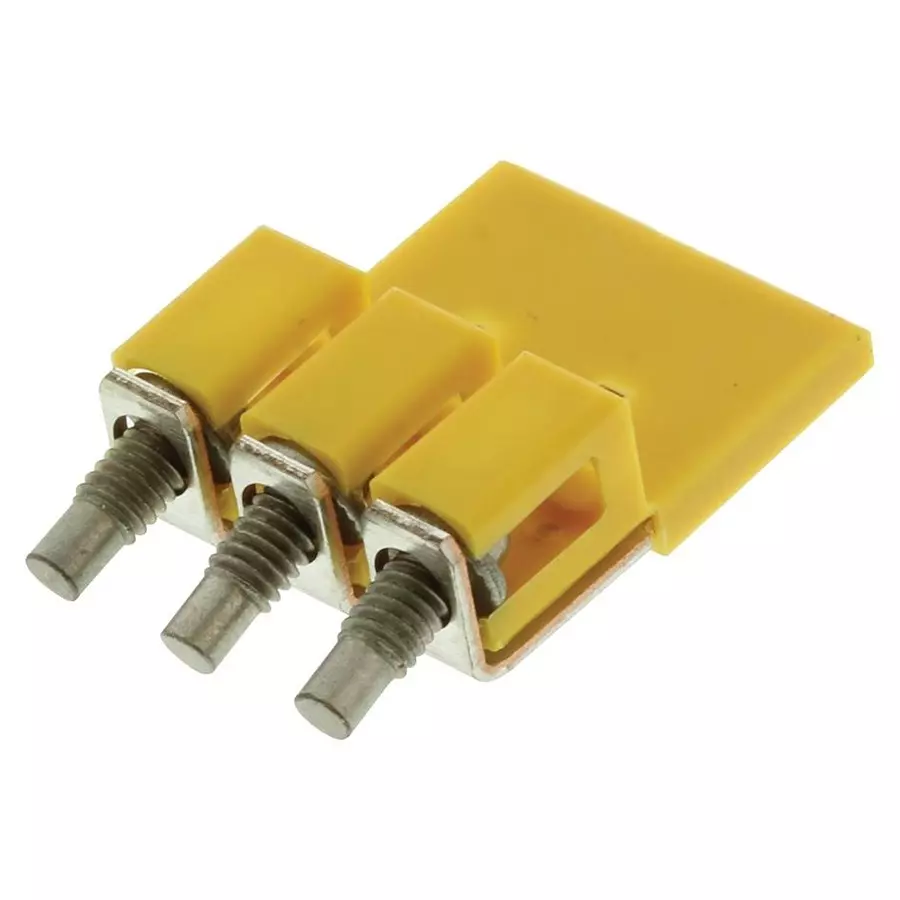 Weidmuller TERMINAL BLOCK JUMPER, 3WAY, 2.5MM, 1053760000
