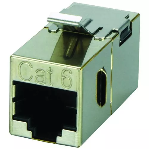 Multicomp CATE 6 COUPLER, RJ45 JACK 8 POSITION TO RJ45 JACK 8 POSITION, MC8533-6101