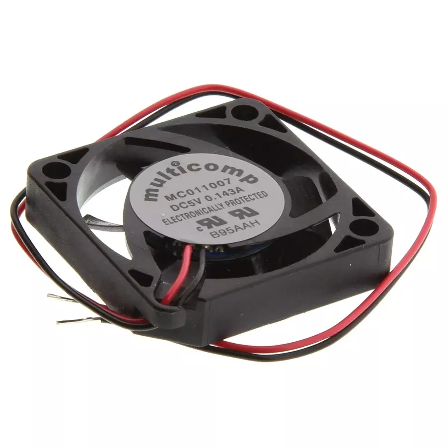 Multicomp AXIAL FAN, 30MM, 5VDC, 4.9CFM, 23.6DBA, MC011007