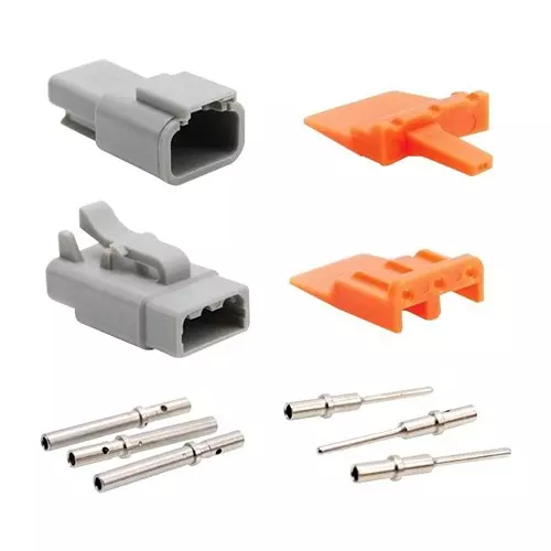 AMPHENOL SINE/TUCHEL KIT, PLUG & RCPT CONN/WEDGELOCK/CONTACT, ATM3PS-CKIT