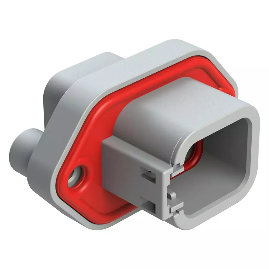 AMPHENOL SINE/TUCHEL AUTOMOTIVE HOUSING, RCPT, 6POS, 25A, GRY, ATP04-6P-PM11.