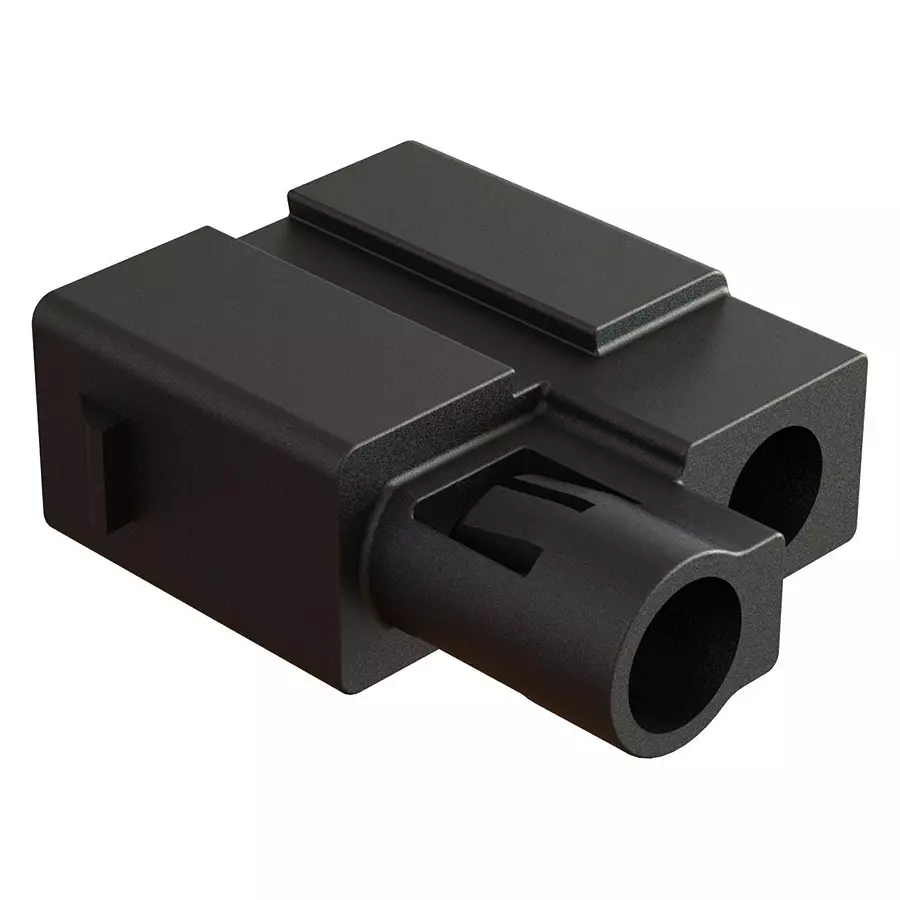 AMPHENOL SINE/TUCHEL RCPT HOUSING, 2POS, THERMOPLASTIC, BLK, PL000733