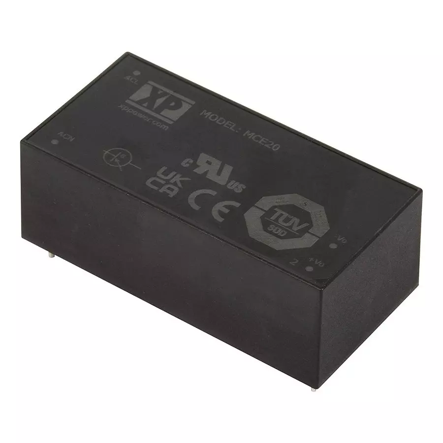 XP POWER POWER SUPPLY, AC-DC, 12V, 1.67A, MCE20US12.