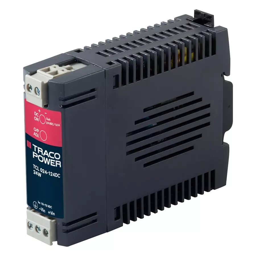 TRACO POWER CONVERTER, DC TO DC, 12V TO 15V, 24W, TCL 024-112DC