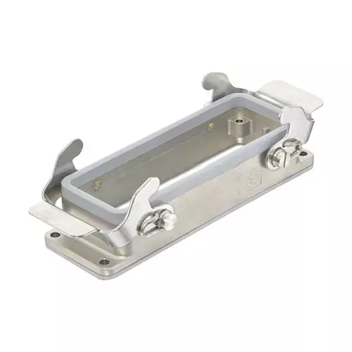 Harting Heavy Duty Hoods / Housings / Bases BULKHEAD MOUNT HOUSING, SIZE 24B, SS, 19440240301.