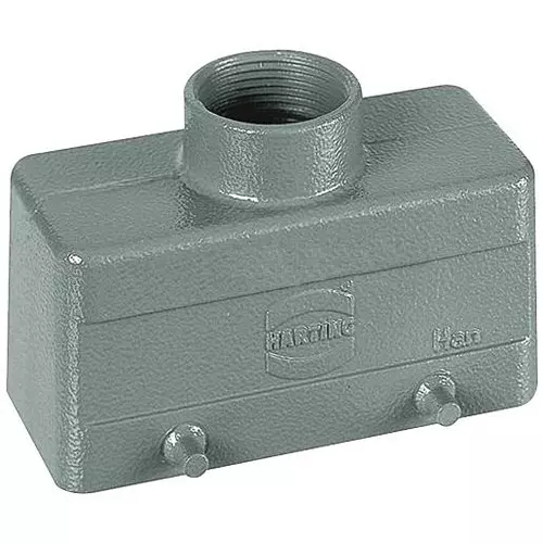 Harting Heavy Duty Hoods / Housings / Bases TOP ENTRY HOOD, SIZE 16B, METAL, 09300161420