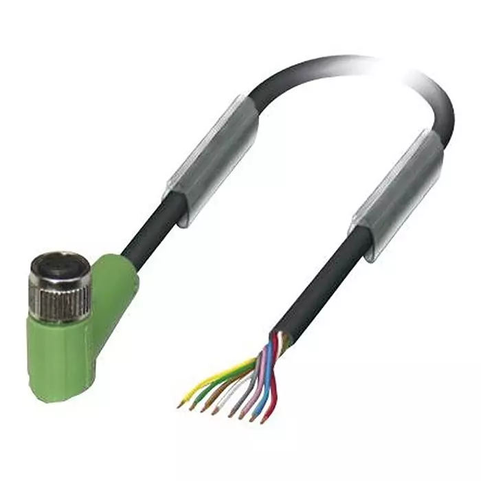 Phoenix Contact Sensor Cable Assemblies SENSOR CORD, 8P, M8 RCPT-FREE END, 1.5M, 1404191