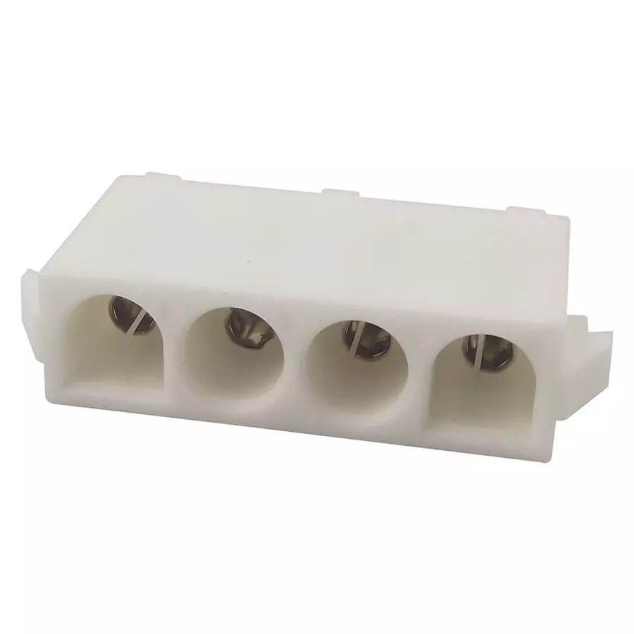 AMP - TE CONNECTIVITY CONN, SOCKET HEADER, 4POS, 1ROW, 6.35MM, 350826-1