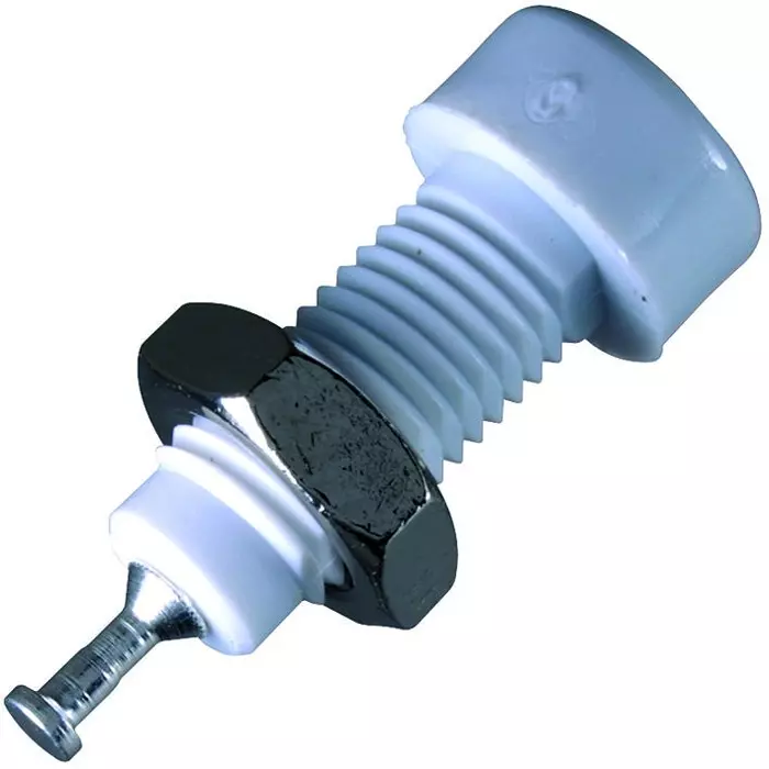 JOHNSON TIP JACK, 5700V, 10A, WHITE, 105-0601-001