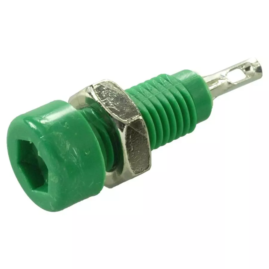 JOHNSON TIP JACK, 5700V, 10A, GREEN, 105-0804-001