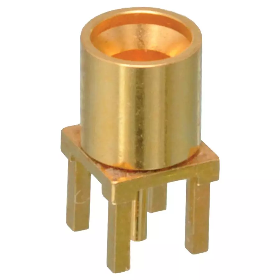 JOHNSON RF COAXIAL, SMPM, PLUG, 50 OHM, PCB, 125-2701-201