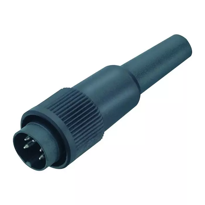 BINDER CIRCULAR CONNECTOR, PLUG, 6POS, CABLE, 99-0617-00-06