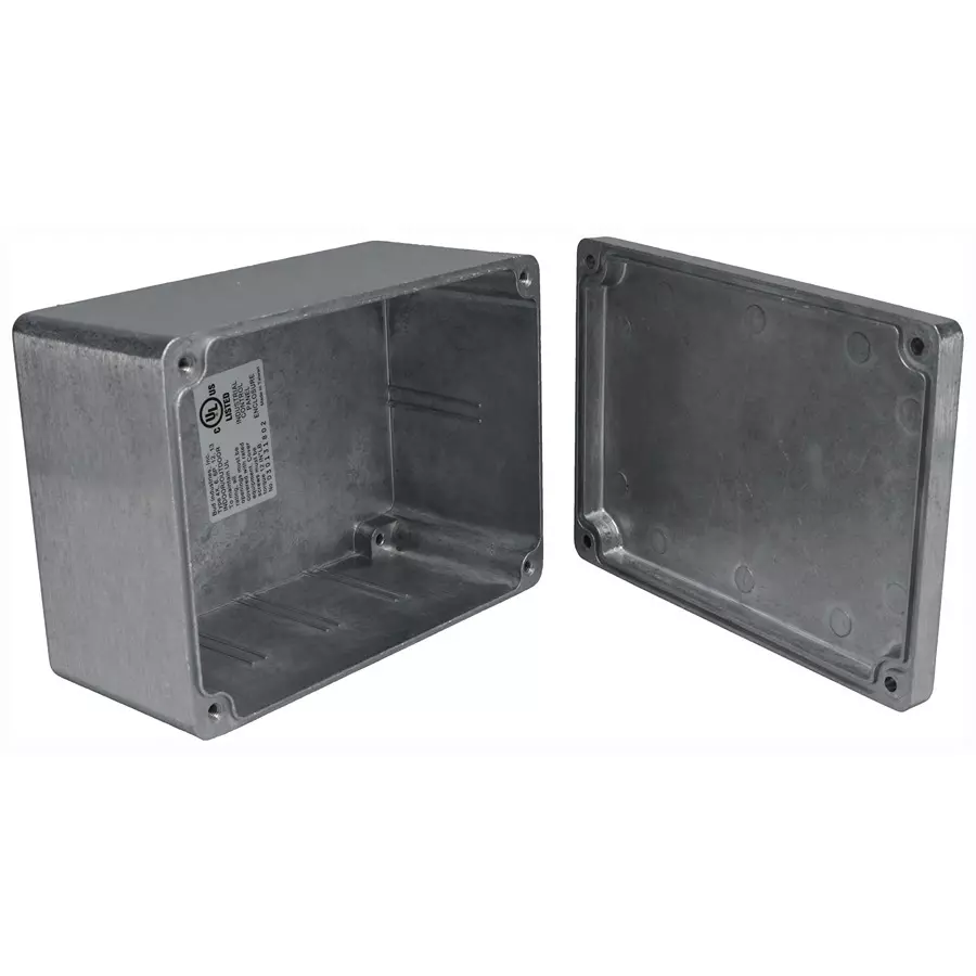 BUD ENCLOSURE, WALL, ALUMINIUM, NATURAL, AN-1305-A