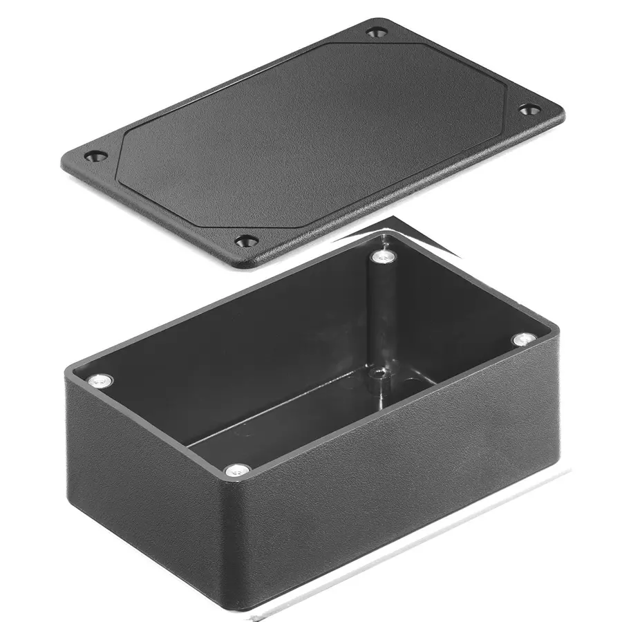 BUD ENCLOSURE, UTILITY, PLASTIC, BLACK, CU-3282-MB