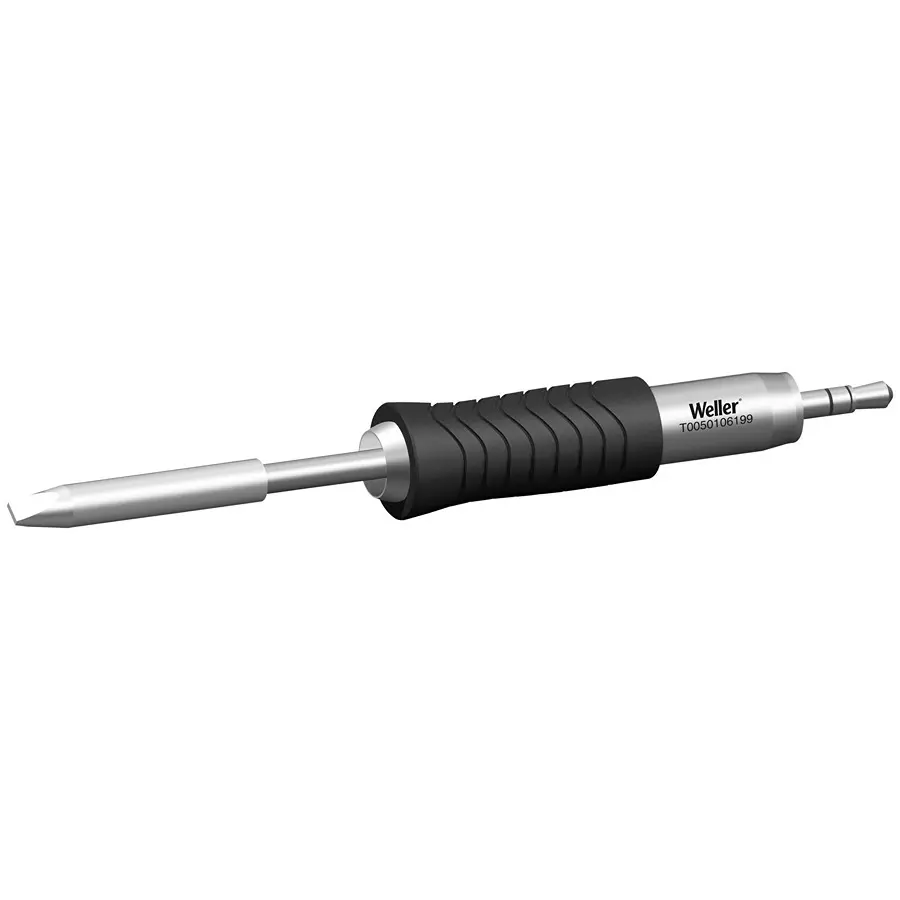 WELLER SOLDERING TIP, CHISEL LONG, 3.2MM, RTU 032 S L MS