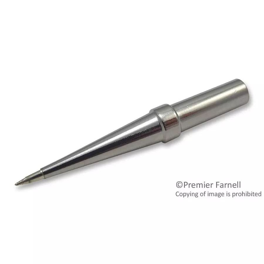 WELLER TIP, SOLDERING IRON, CONICAL, LONG,0.4MM, ET-S..