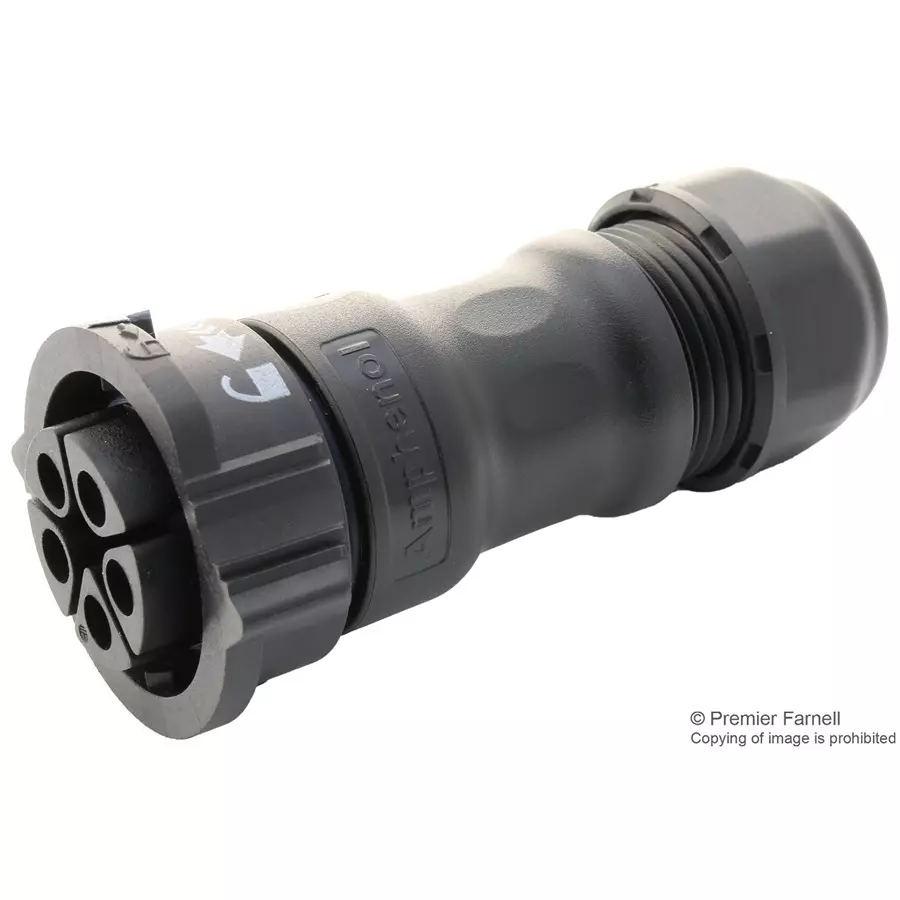 AMPHENOL LTW INDUSTRIAL CIRCULAR, RCPT, 5POS, CABLE, DC-05BFFA-QL8LPP