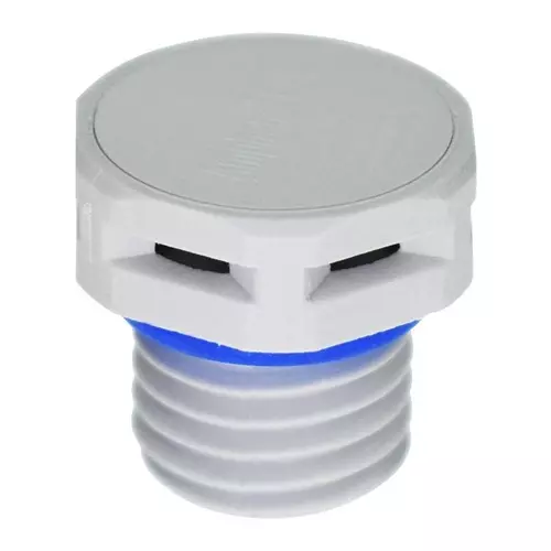 AMPHENOL LTW VENT, M12 SENSOR CONNECTOR, GREY, VENT-PS1YGY-N8001.