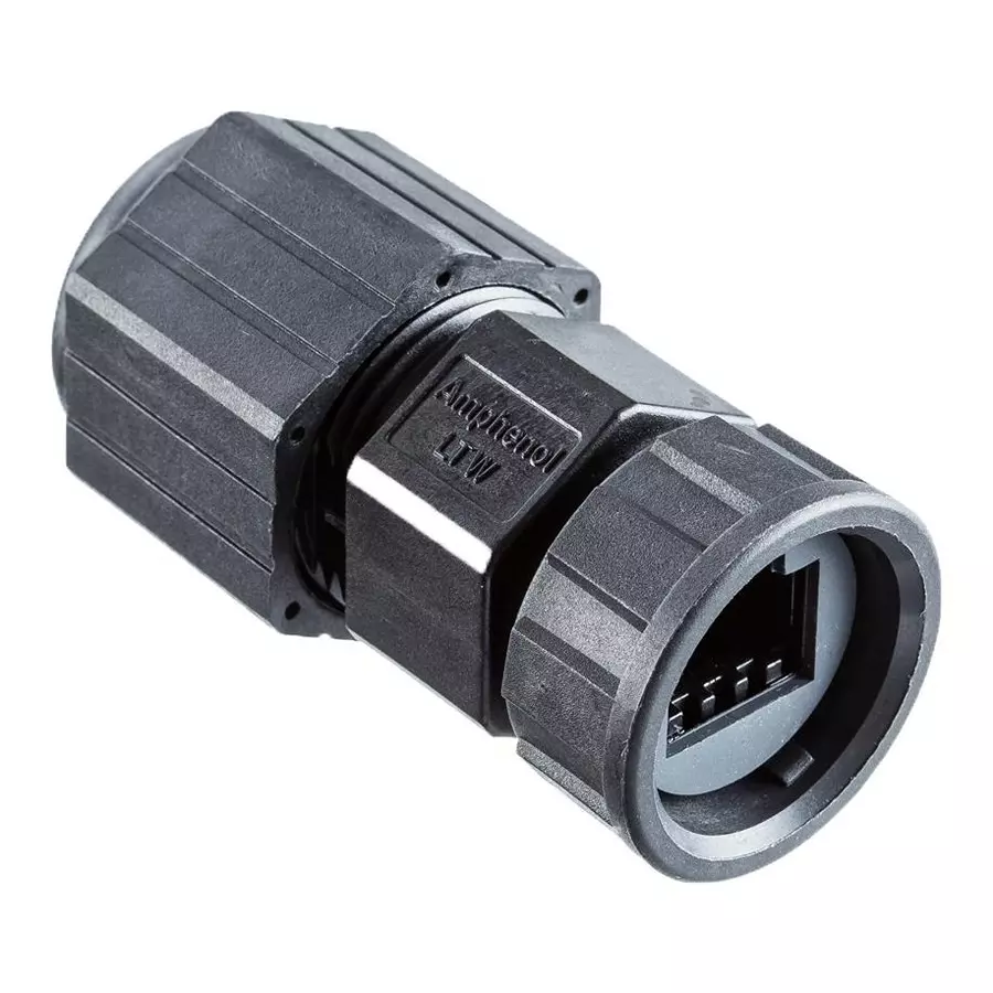 AMPHENOL LTW RJ45 HOUSING, PLUG, 1PORT, CABLE, RDP-00BMMS-TLM7001.