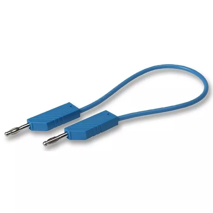 HIRSCHMANN TEST LEAD, BLUE, 1.5M, 60V, 16A, 934093102