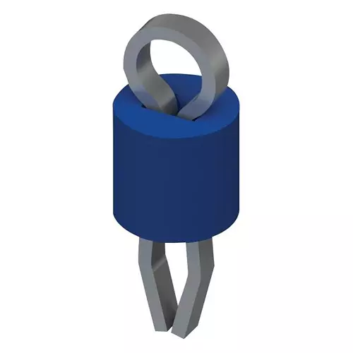KEYSTONE TEST POINT, PCB, BLUE, THROUGH HOLE, 5122