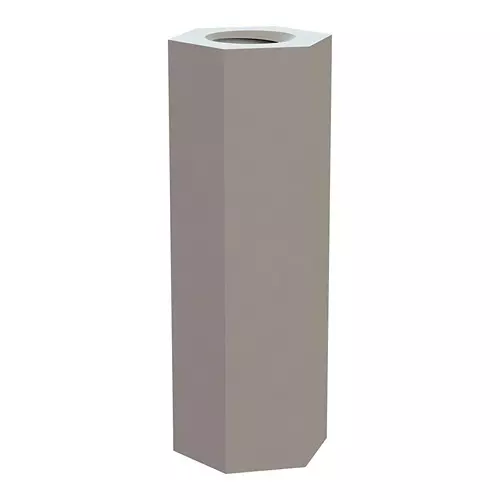 KEYSTONE STANDOFF, BRASS, HEX F-F, M4, 12MM, 24414