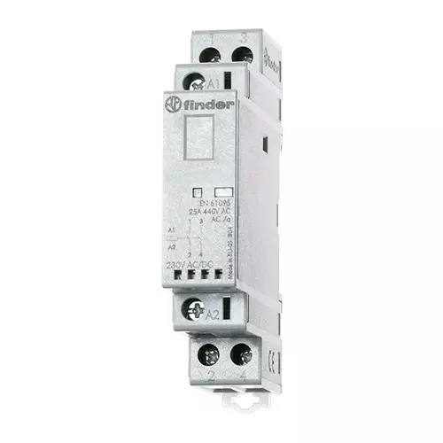 FINDER CONTACTOR, DPST-NC, 230V, DIN RAIL/PANEL, 223202304420