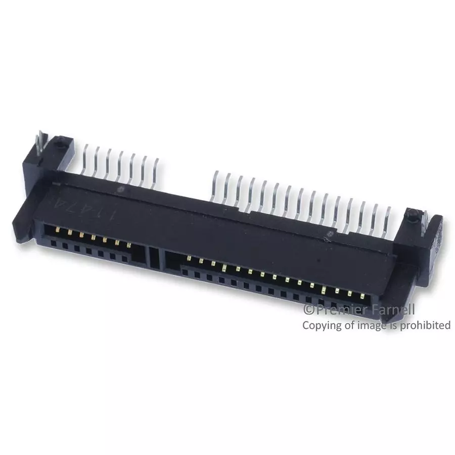 AMPHENOL COMMUNICATIONS SOLUTIONS SATA CONNECTOR, RECEPTACLE, 22 POSITION, SMT, 10034814-001LF
