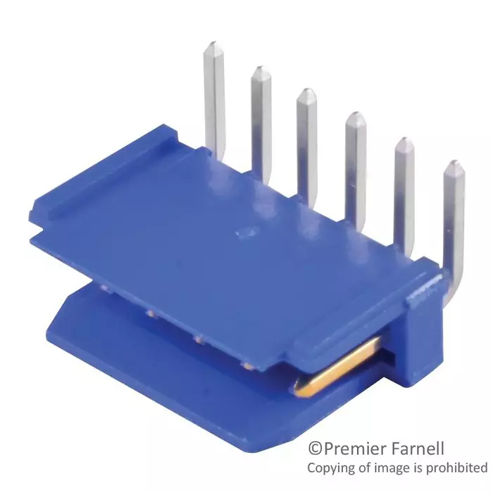 AMPHENOL COMMUNICATIONS SOLUTIONS CONNECTOR, HEADER, 6POS, 1ROW, 2.54MM, 76382-306LF