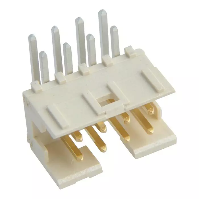 AMPHENOL COMMUNICATIONS SOLUTIONS CONN, R/A HEADER, 8POS, 2ROW, 2MM, 98464-F61-08ULF
