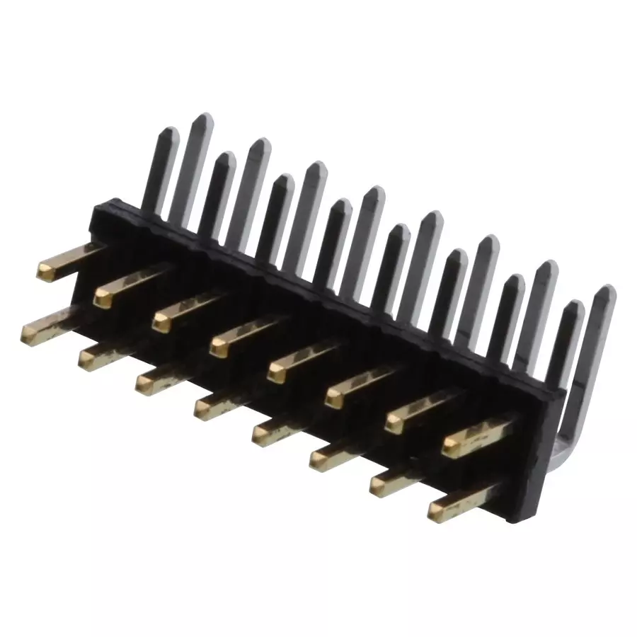 AMPHENOL COMMUNICATIONS SOLUTIONS CONN, R/A HEADER, 16POS, 2ROW, 2MM, 98423-F61-08ULF