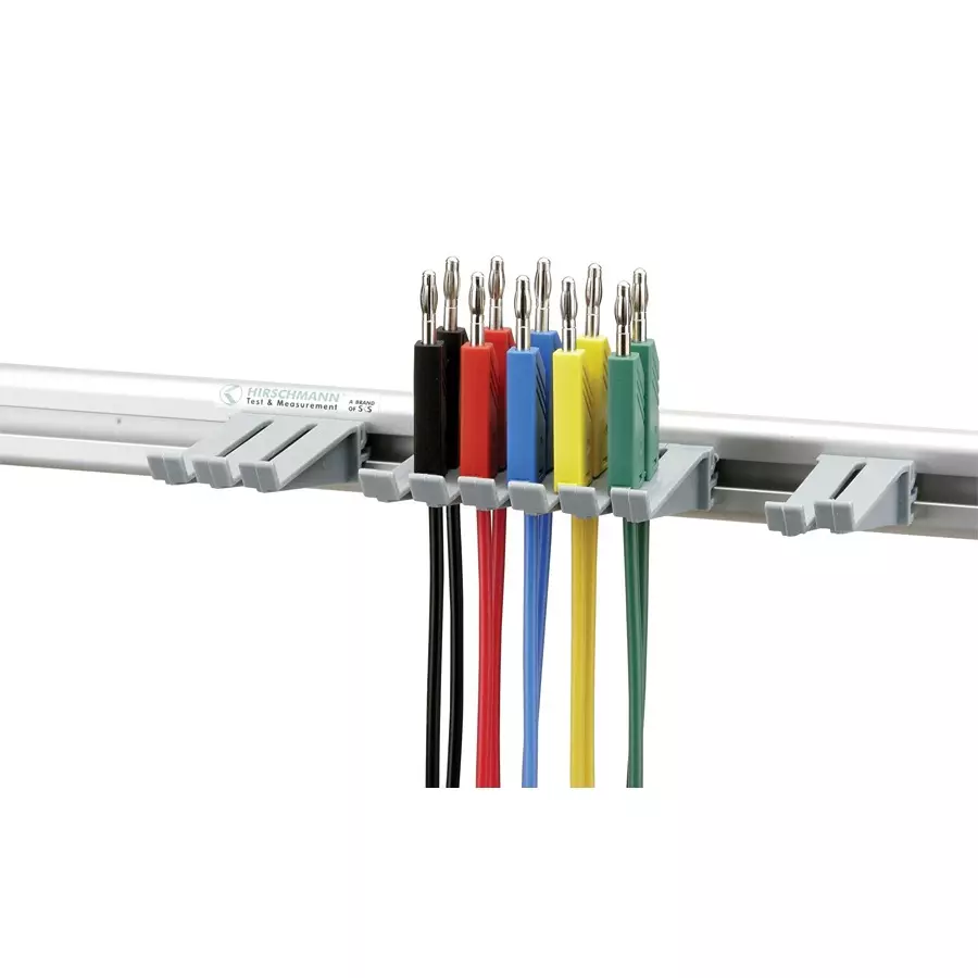 HIRSCHMANN LABORATORY TEST LEAD HOLDER, 11PC, 972604001