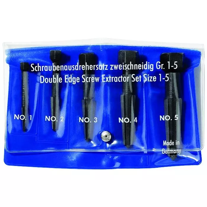 KNIPEX SCREW EXTRACTOR SET, 1-5 SIZE, 9R 471 900 3