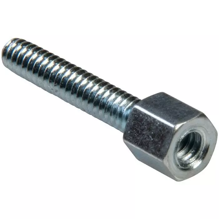 KEYSTONE D SUB JACK SCREW, #4-40, 20.62MM, 7232-5