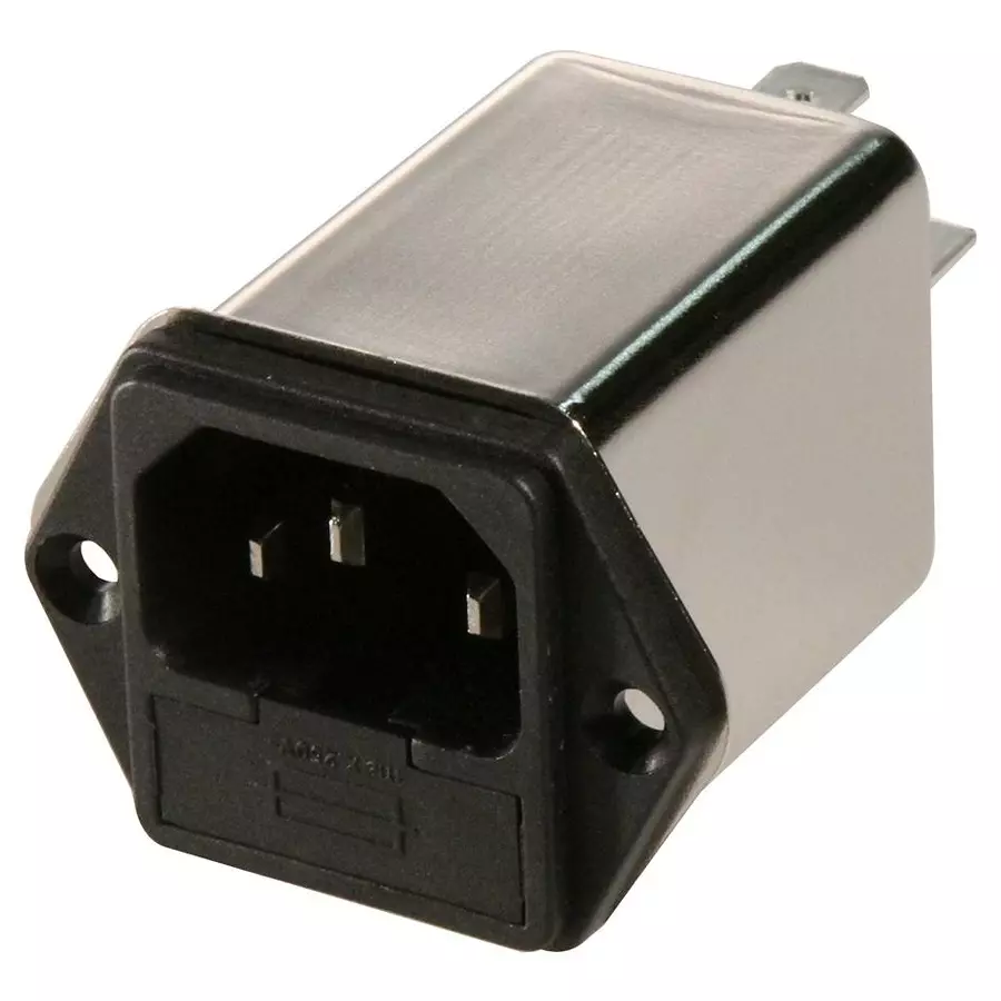 SCHAFFNER - TE CONNECTIVITY FILTER, INLET, IEC, 2A, 250VAC, 800501-SF