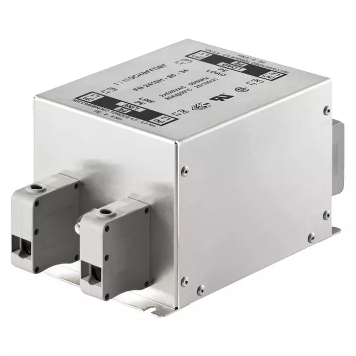 SCHAFFNER - TE CONNECTIVITY FILTER, POWER LINE, 60A, 520VAC, 802215-SF