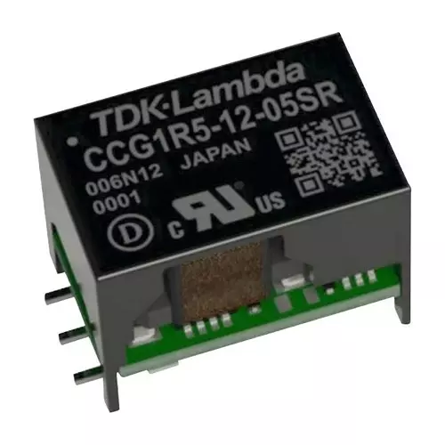 TDK-LAMBDA DC-DC CONVERTER, 5V, 0.3A, CCG1R5-12-05SR.
