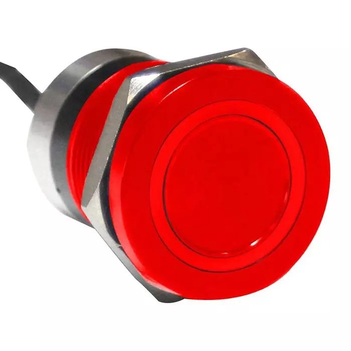 ARCOLECTRIC (BULGIN LIMITED) CAPACITIVE SW, DPDT, 0.01A, 12V, GRN/RED, MC19LORRG