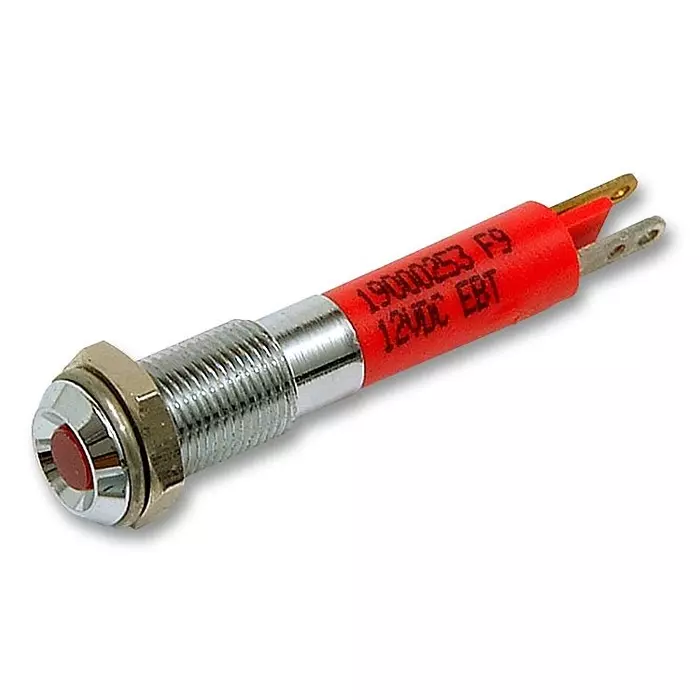 CML INNOVATIVE TECHNOLOGIES LED INDICATOR, 24V, HE-RED, 19000353